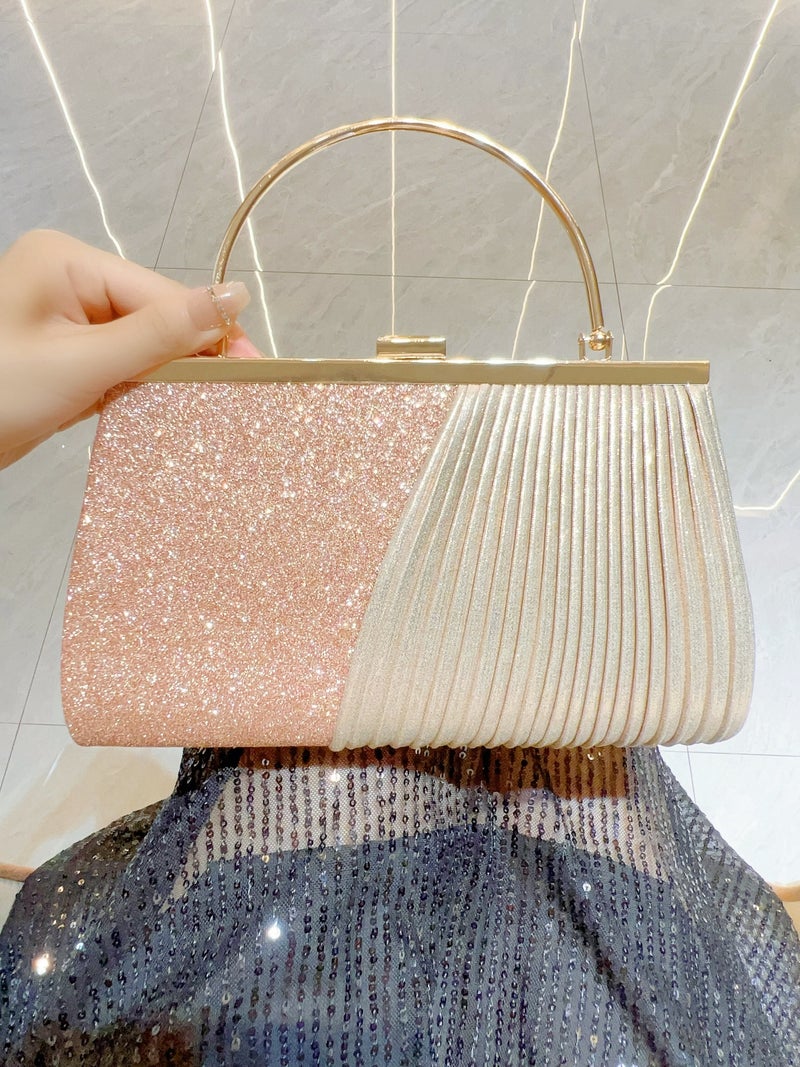 New Shiny Banquet Handbag Crossbody Dinner Dress Bag Ktv Princess Bag Celebrity Handbag Large Capacity Women'S Bag - Image 2