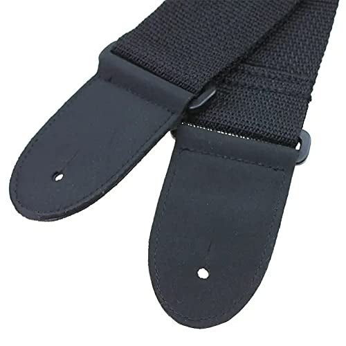 IMAGINEA Guitar Strap, Soft Cotton Straps with 5 Pick Strap is Perfect for Your Classical Guitar, Acoustic Guitar, Electric or Bass Guitar (Black Belt) - Image 3