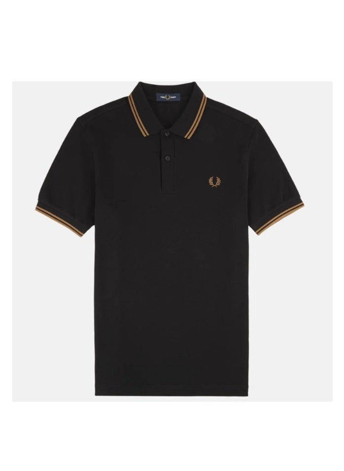 FRED PERRY Fred Perry Wheat polo Shirt men's short-sleeved cotton slim-fit business casual lapel top 