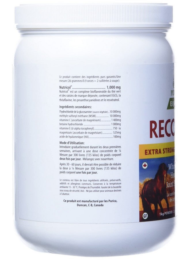 PURICA Equine Hyaluronic Acid - Horse Joint Support Supplement with Glucosamine, MSM Powder, Betaine, Magnesium, Vitamin C and E - Green Tea and Grape Seed Extract - Horse Supplies and Treats - Image 4
