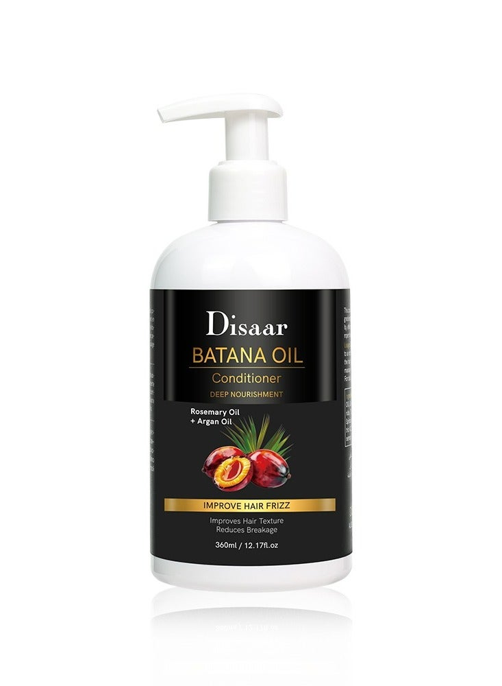ديسار بلسم زيت باتانا المغذي والمقوي بزيت الروزماري + زيت الأرغان يحسن تجعد الشعر ويحسن ملمس الشعر ويقلل من التكسر 360 مل