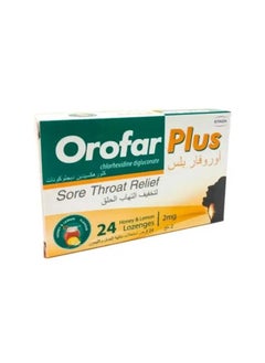 Orofar Plus Honey And Lemon Lozenges 24 Count 