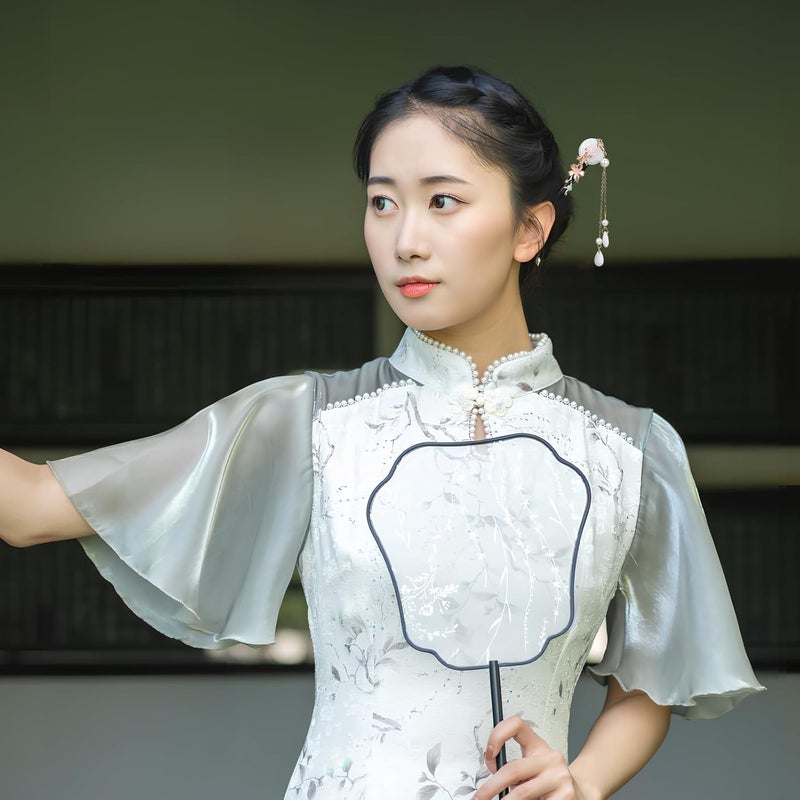 4 Pcs Chinese Wooden Hair Sticks Hair Chopsticks Pins for Women Traditional for Buns Retro Style - Image 3