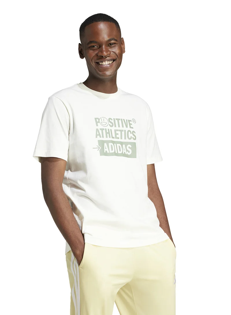 adidas تيشيرت جرافيك Lounge Verbiage
