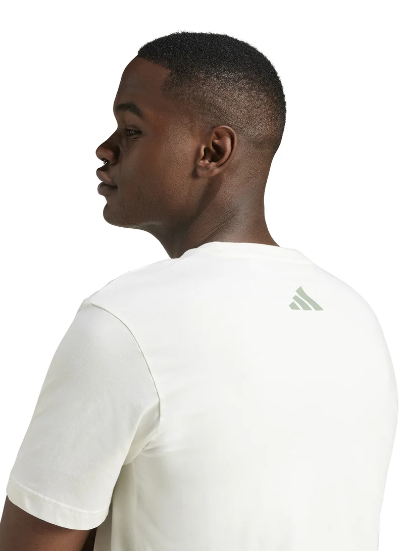 adidas تيشيرت جرافيك Lounge Verbiage