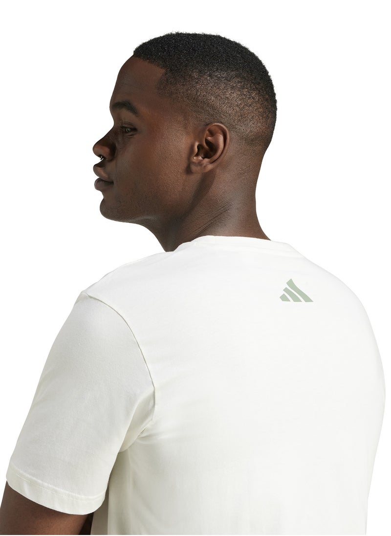 Adidas - Lounge Verbiage Graphic T-Shirt - Image 1
