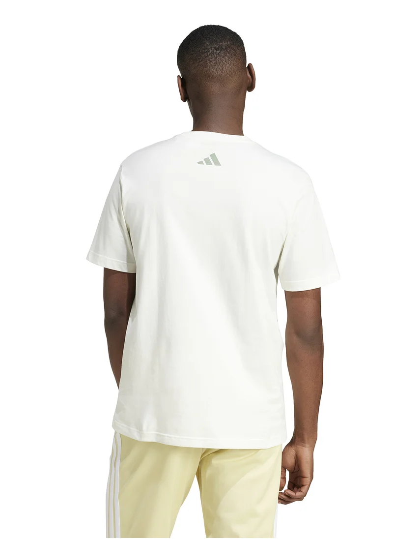 Adidas Lounge Verbiage Graphic T-Shirt