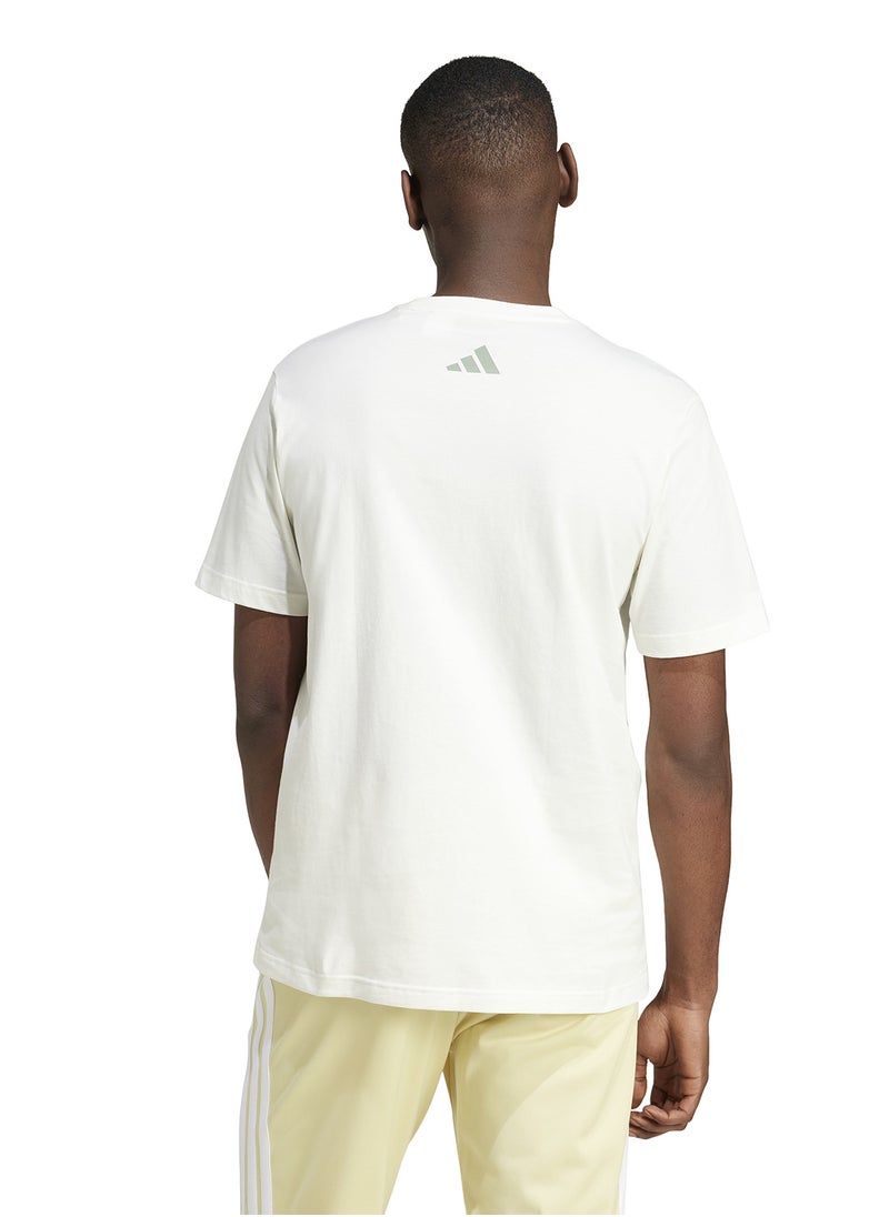 Adidas - Lounge Verbiage Graphic T-Shirt - Image 1