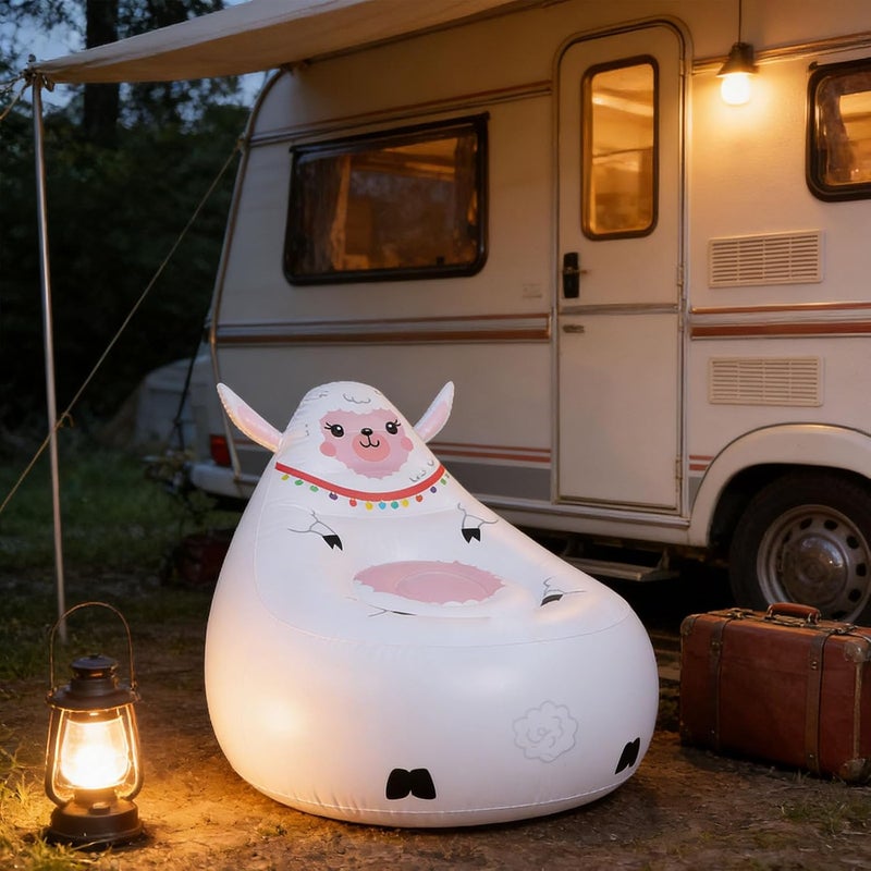 GOWENIC Portable Kids Inflatable Sofa Cute Design Lightweight Seat for Family Outings - Image 4
