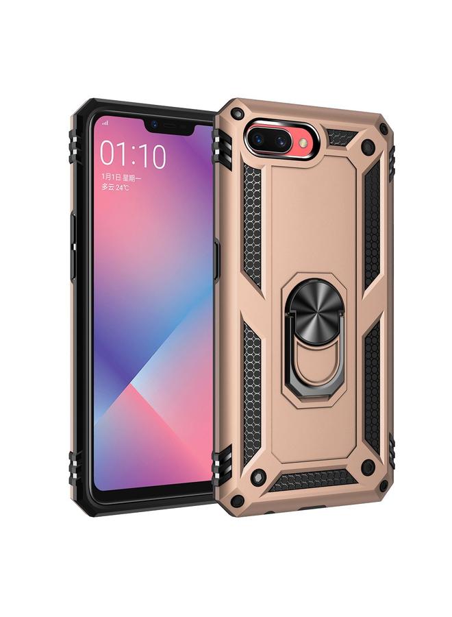 اس-توب جراب لهاتف OPPO A5 / A3s جراب واقٍ مقاوم للصدمات مصنوع من مادة TPU + PC مع حامل دوار 360 درجة - Image 1