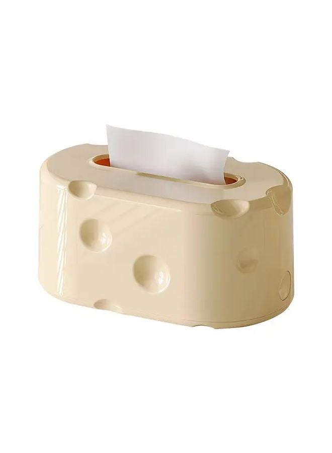 Modern Tissue Box Holder Style One No Drill Adhesive Installation Plastic Paper Roll Dispenser - Image 1