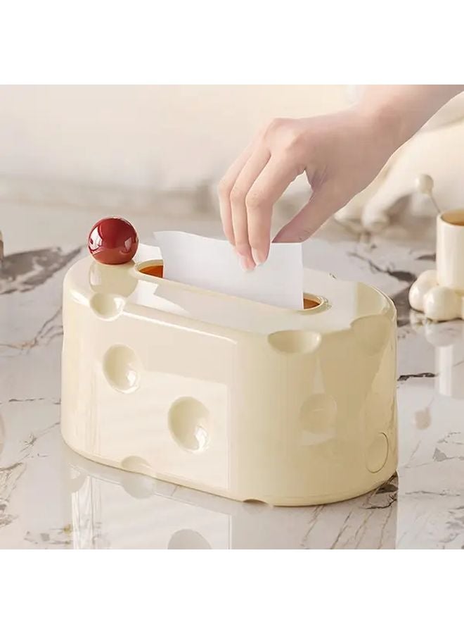 Modern Tissue Box Holder Style One No Drill Adhesive Installation Plastic Paper Roll Dispenser - Image 5