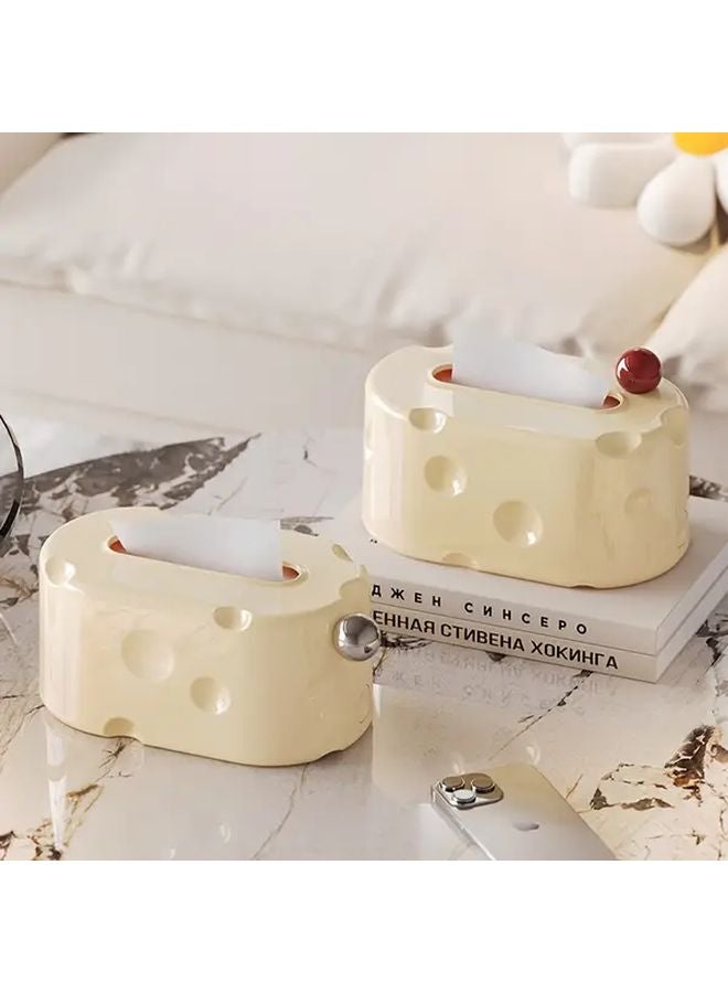 Modern Tissue Box Holder Style One No Drill Adhesive Installation Plastic Paper Roll Dispenser - Image 2