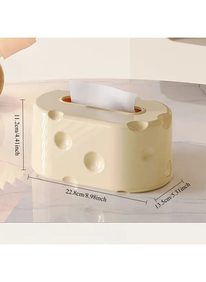 Modern Tissue Box Holder Style One No Drill Adhesive Installation Plastic Paper Roll Dispenser - Image 4