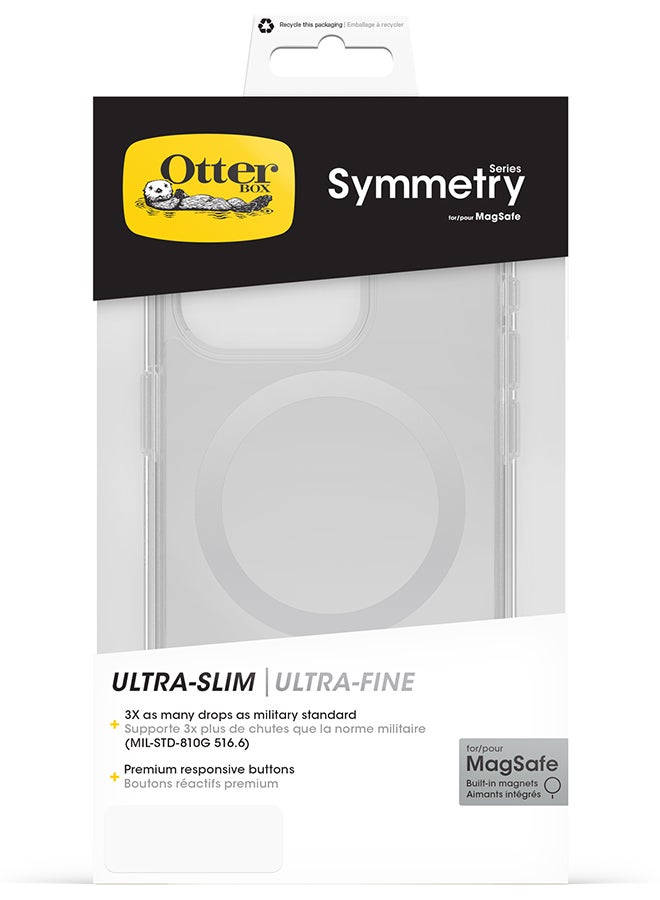 أوتربوكس جراب شفاف من Symmetry Clear MagSafe Airheads لهاتف iPhone 15 Pro - Image 4
