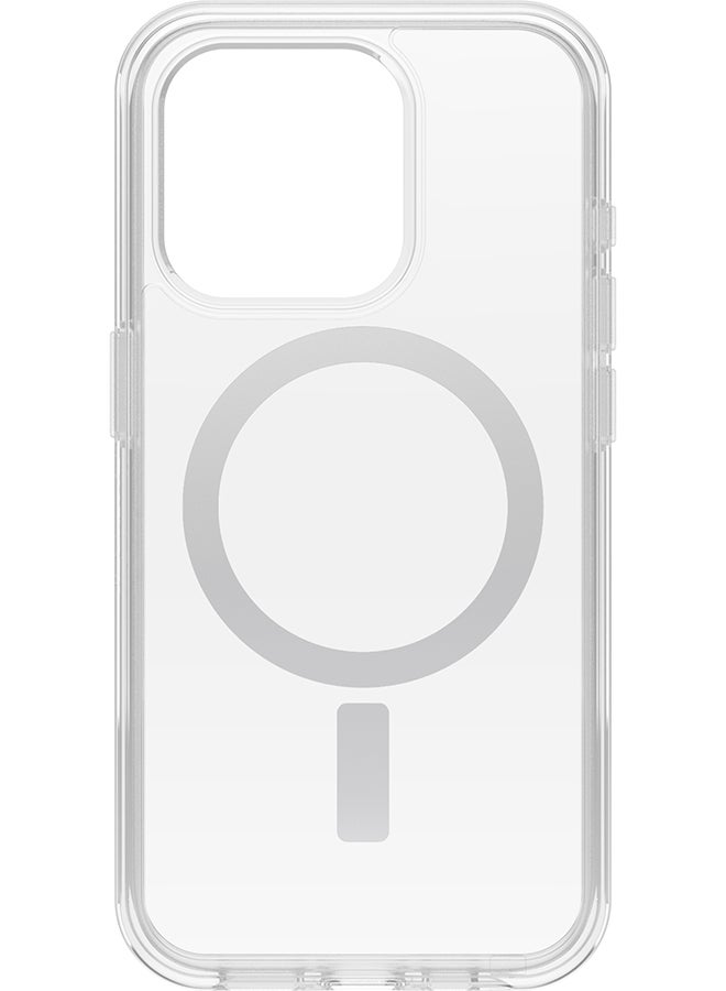 أوتربوكس جراب شفاف من Symmetry Clear MagSafe Airheads لهاتف iPhone 15 Pro - Image 1