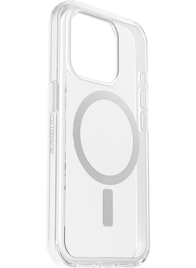 أوتربوكس جراب شفاف من Symmetry Clear MagSafe Airheads لهاتف iPhone 15 Pro - Image 2