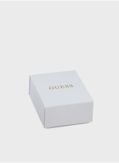 GUESS Crystal Heart Stud Earrings  - Image 3