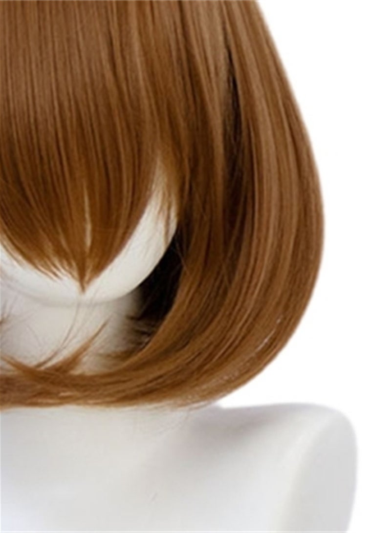 Universal wig bob pear head 35cm short hair bangs can be changed at will cosplay wig costumes dress up wig  - Image 4