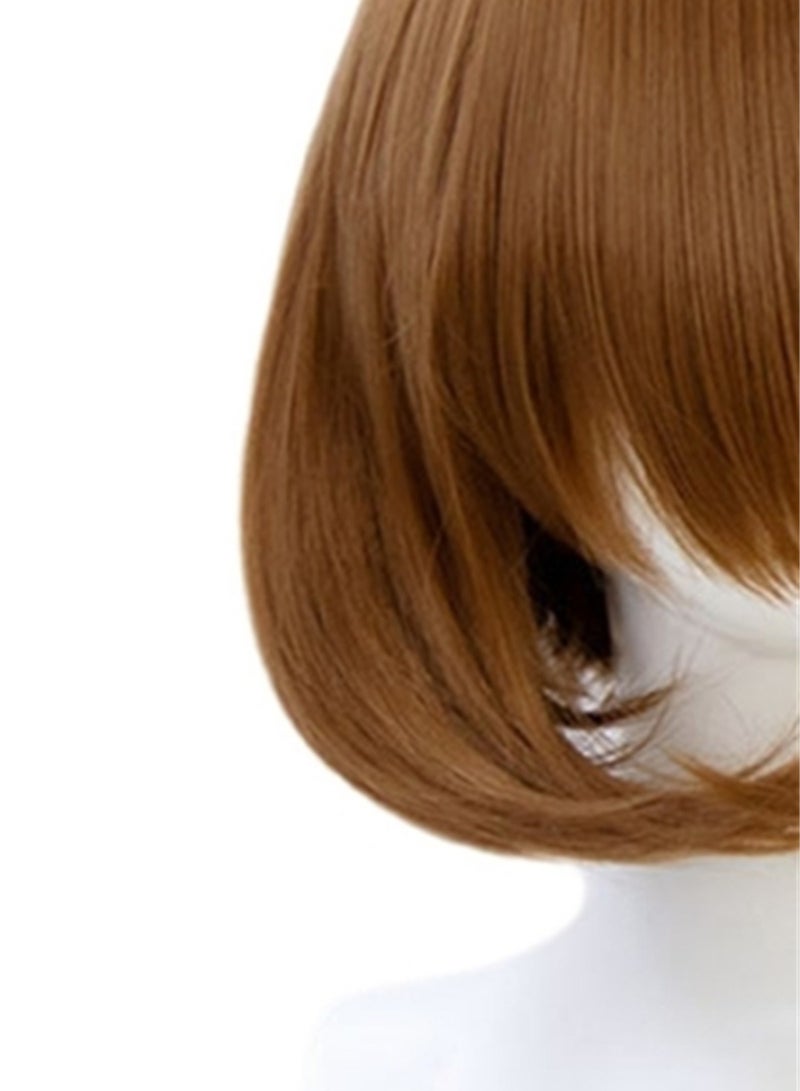 Universal wig bob pear head 35cm short hair bangs can be changed at will cosplay wig costumes dress up wig  - Image 3