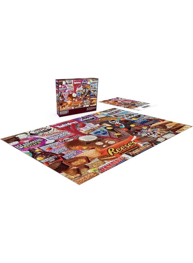 Buffalo Games - Hershey - Hershey Deluxe Collage - 2000 Piece Jigsaw Puzzle for Adults -Challenging Puzzle Perfect for Game Nights - Finished Size is 38.50 x 26.50 - Image 4