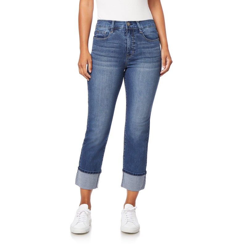 Angels Forever Young Women's Signature Straight Crop Jeans, Bali, 16 - Image 1