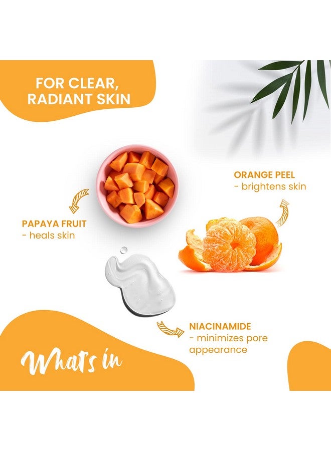 NUTRIGLOW Natural'S Advanced Pro Formula Papaya For Skin Brightening & Tan Removal Face Wash (100 G) - Image 4