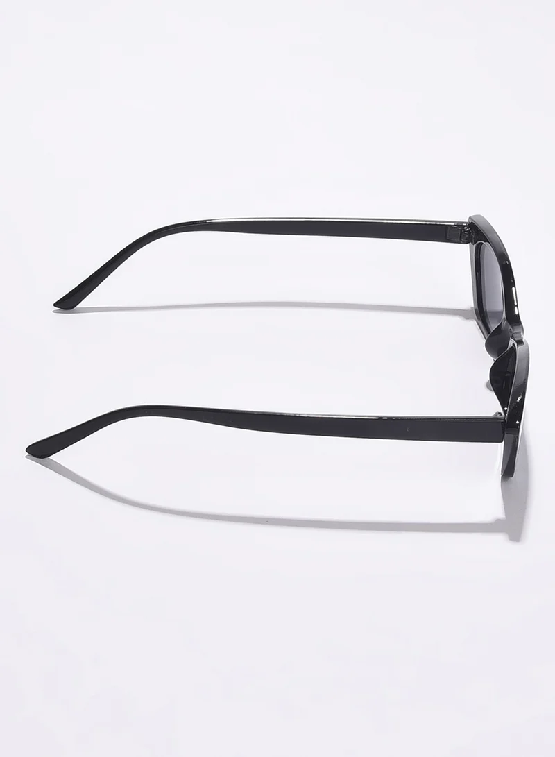 Haute Sauce Black Lens Black Cateye Sunglasses