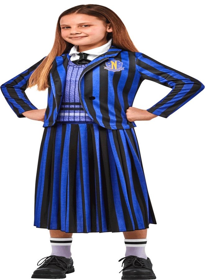 Rubies Wednesday TV Series: Nevermore Academy School Uniform Costume for Kids, Girl's XL - Image 1