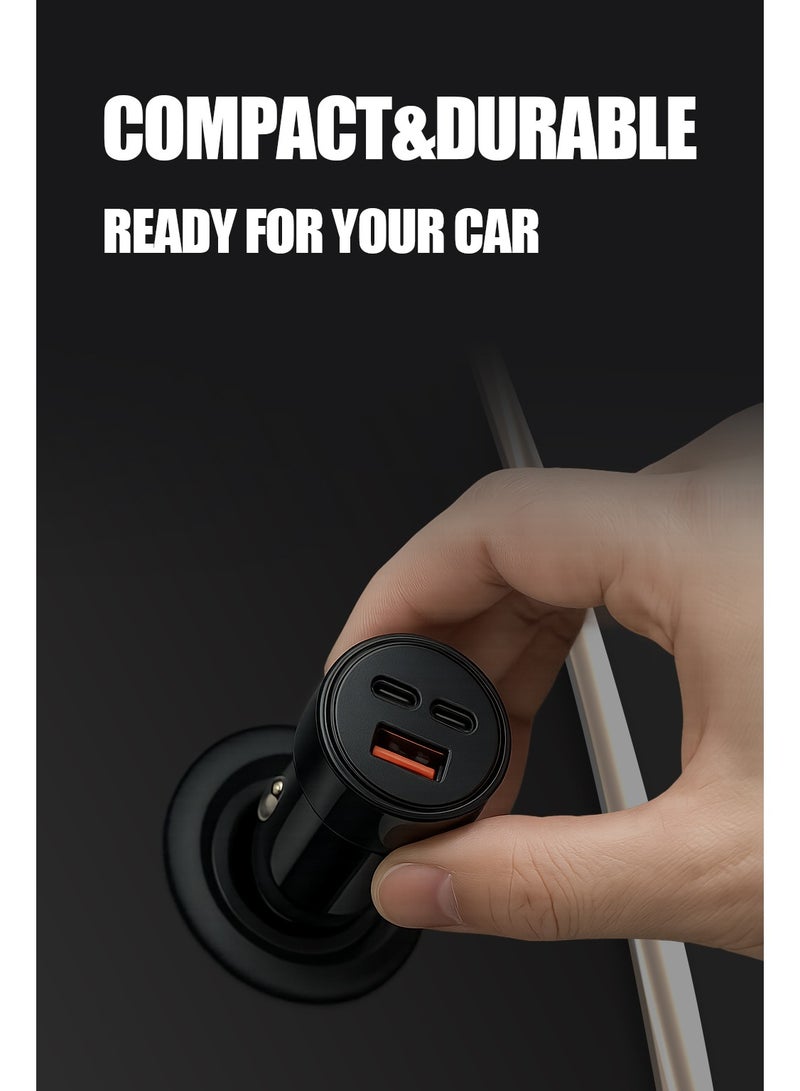 linkship Car Charger 85W 2C1A Car Adapter USB Type C, Compatible with iPhone 16/15/14 Pro Max, Galaxy S25/S24/S23 Ultra, Huawei, Xiaomi, Honor, Oppo, Vivo, Apple Watch S10, Earbuds - Image 4