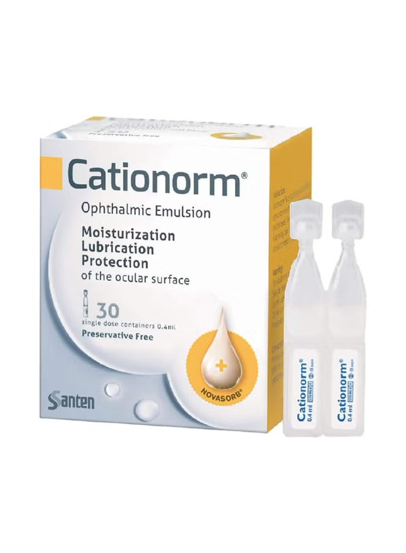 Cationorm Ophthalmic Emulsion, Pack of 30's - Image 1