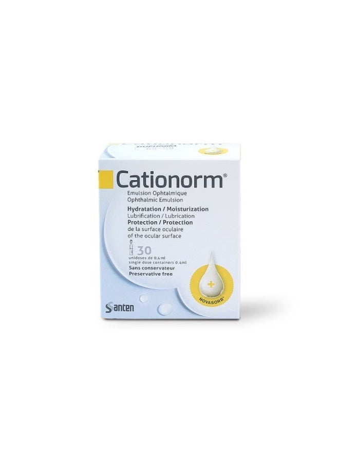 Cationorm Ophthalmic Emulsion, Pack of 30's - Image 2