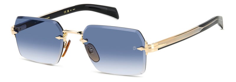 David Beckham DB 7109S Gold BlackBlue 5620145 men Sunglasses - Image 2