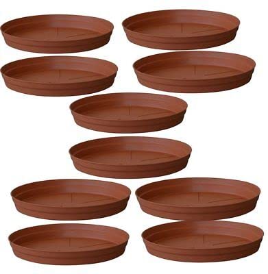 PlantaZee Heavy Duty Planter Bottom Plate/Tray/Saucer Base for Flower Pots Terracotta 6 inch Pack of 10 - Image 4