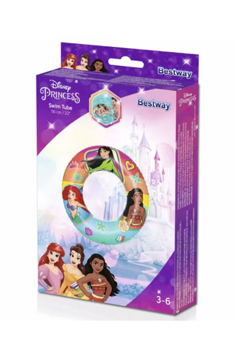 بست واي عوامة سباحة مطبوعة برسومات أميرات ديزني 12×19.5×2.5 سم - Image 2