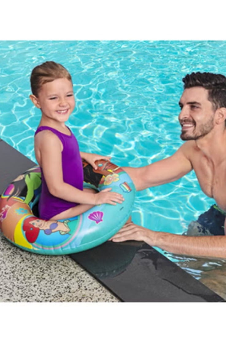 بست واي عوامة سباحة مطبوعة برسومات أميرات ديزني 12×19.5×2.5 سم - Image 4