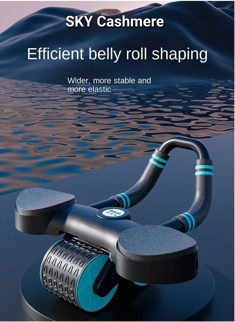 Abdominal Exercise Roller and Belly Wheel with Automatic Rebound & Elbow Support