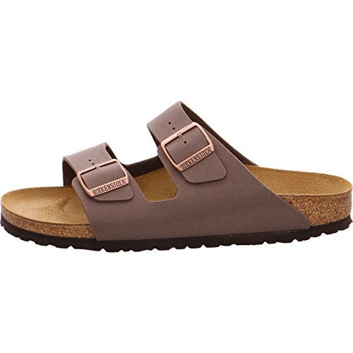 Birkenstock Unisex Arizona Sandal,Mocha Birkibuc,39 N EU,8 Women/6 Men US - Image 2