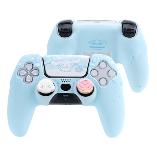 Kuitmor PS5 Controller Cover Skin Case,Anti-Slip Silicone Protective Cover Case,Cute Cartoon Protective Shell for PS5 Wireless Controller with 2 Thumb Grip Caps and 1 Sticker - Image 1