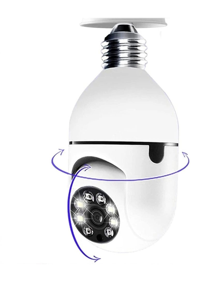 YOMNA WiFi 360 1080P Panoramic Bulb Camera light bulb IP Camera HD night vision wireless camera wifi camera cloud table lamp  - Image 5