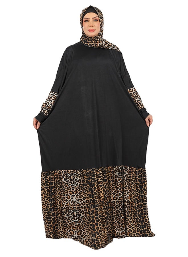 زمرد ثوب صلاة چيرسيه سعودي عملي مع غطاء الرأس من زمرد فاشون  - Image 1