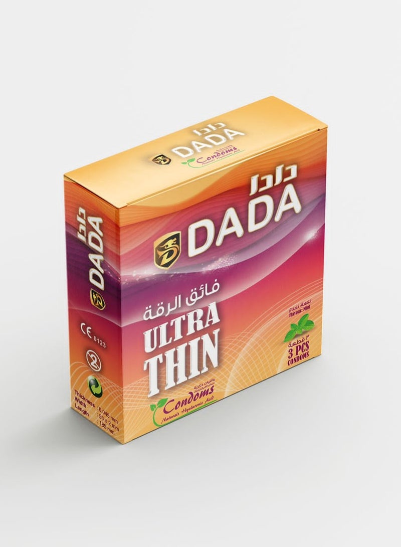 Dada Condoms Ultra Thin 3's - Image 1