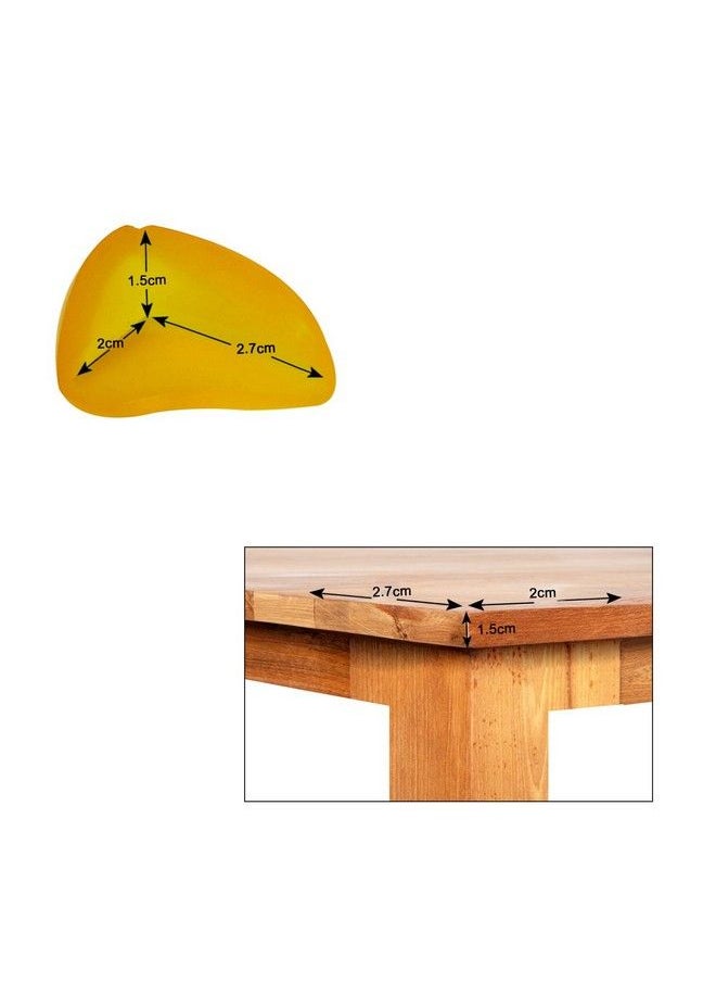 Safe-O-Kid Tear Drop Colorful Corner Caps Yellow Pack Of 16  - Image 5