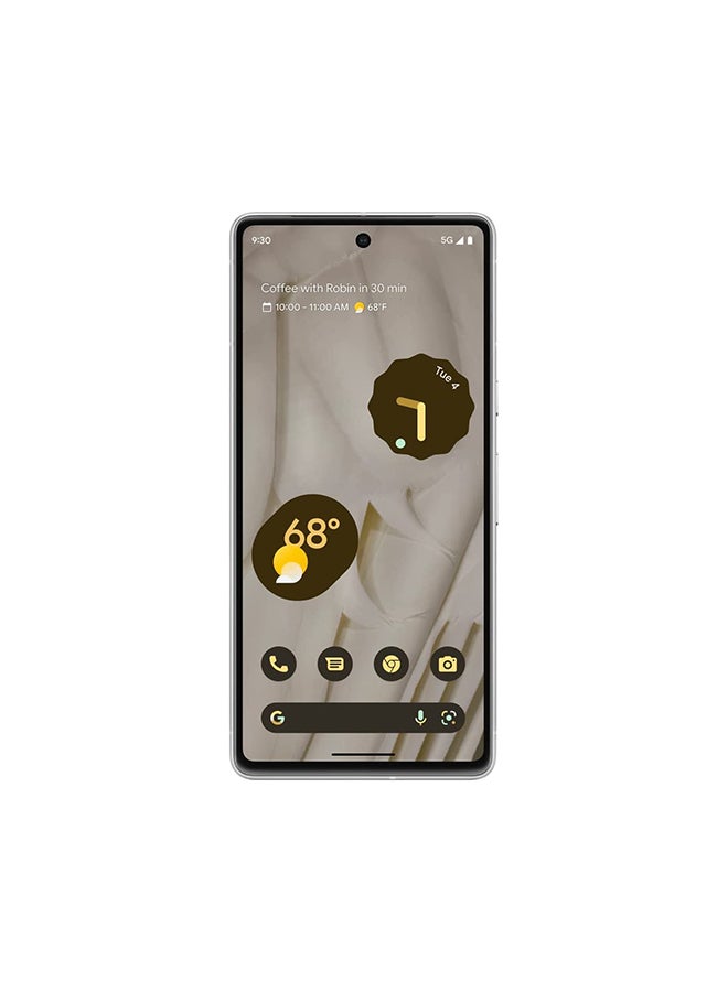 جوجل هاتف بكسل 7 بذاكرة رام 8 جيجابايت وذاكرة داخلية 128 جيجابايت ودعم لتقنية 5G بلونٍ ثلجي - الإصدار العالمي - Image 2