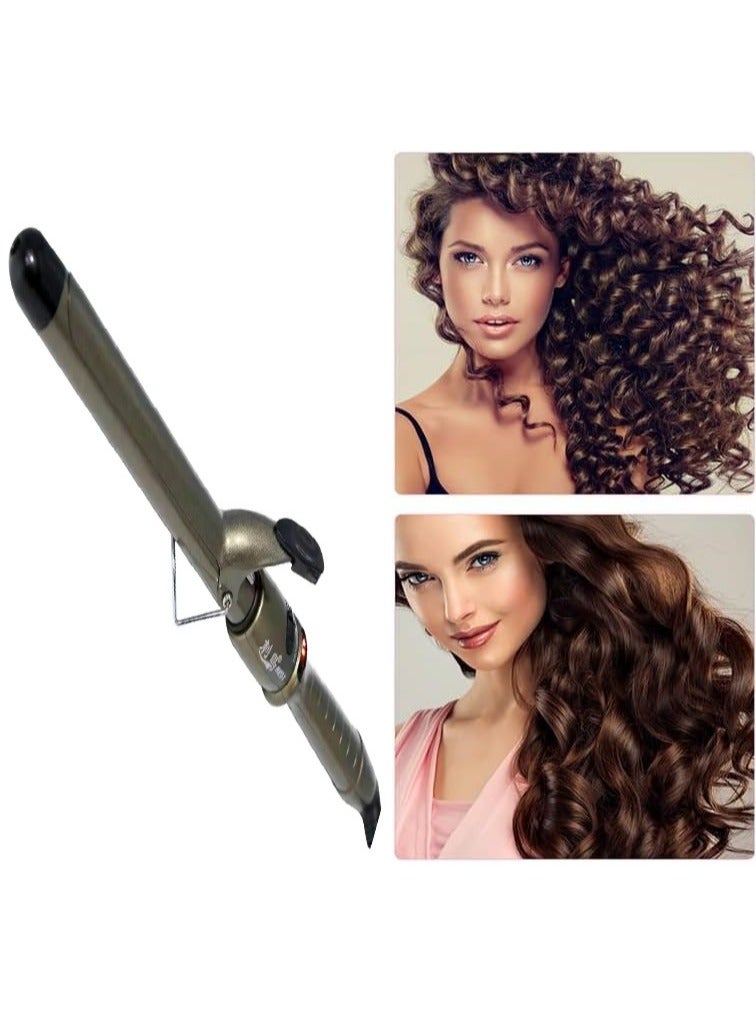 Denx Curly Hair Styling and Curling Device | Hair Curling Iron With 5 Temperature Settings DX1346 - Image 4