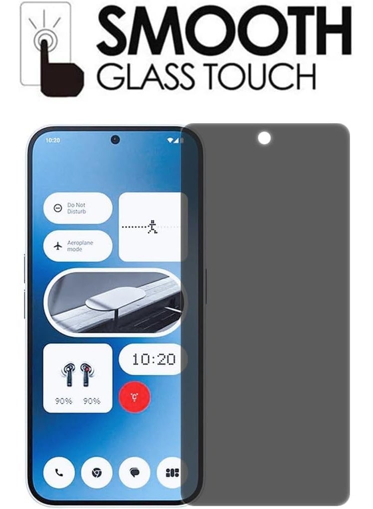 موز [2 Pack] Privacy Screen Protector for Nothing Phone 2a/2a Plus 5G, Anti-Spy 9H Tempered Glass, Full Coverage, Scratch Resistant,28 ° Full Screen Anti-peeping (Nothing Phone 2a/2a Plus 5G) - Image 3
