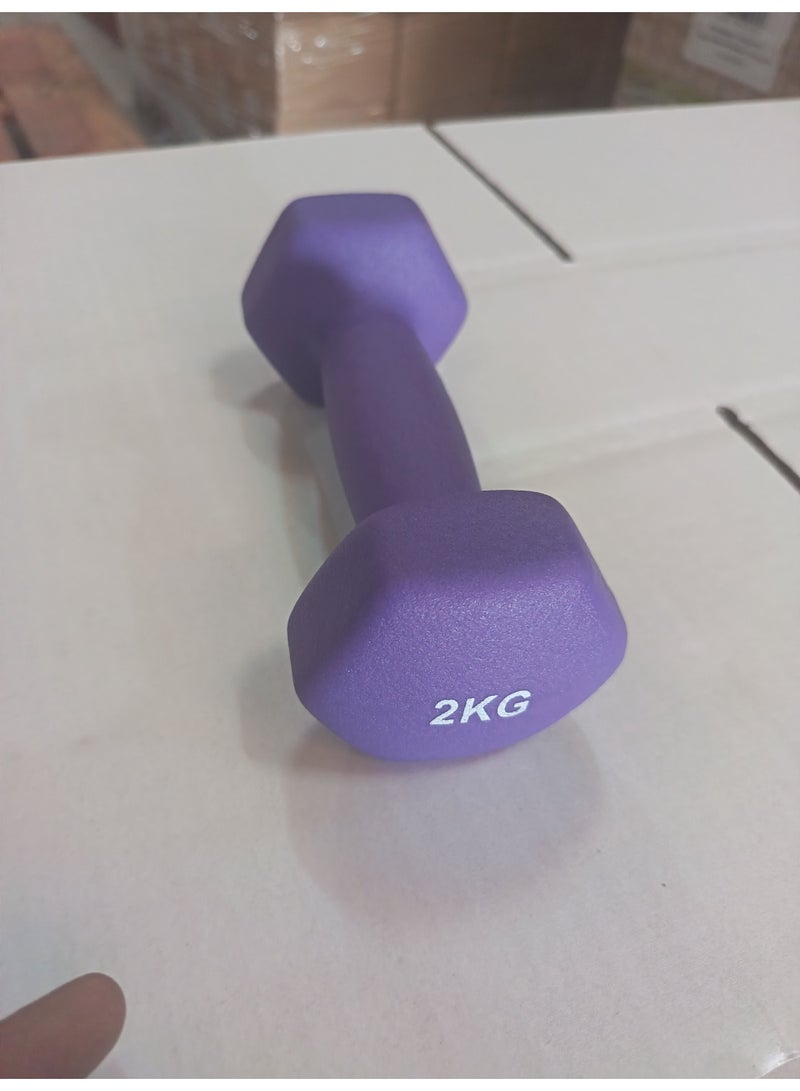 اكتيف8 دمبل نيوبرين أكتيف 8 وزن 2 كجم (قطعة واحدة) - Image 4