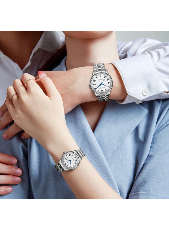 Rossini Mechanical Men's Watch Stainless Steel Band Couple's Watch Optional Women's Watch Birthday Christmas Valentine's Gift - Image 5