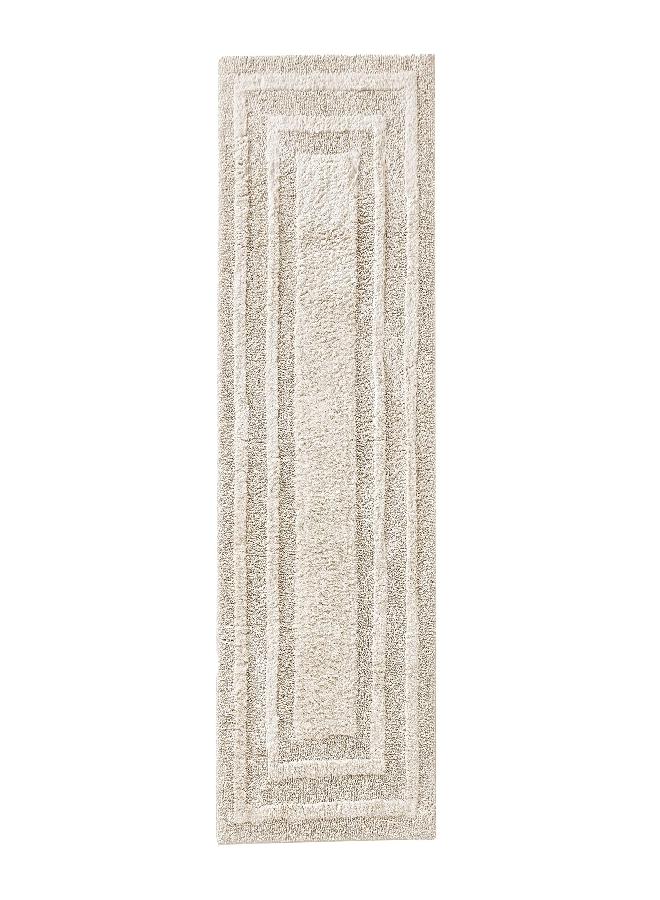 Eddie Bauer Eddie Bauer - Bathroom Rug Runner, Soft Tufted Cotton Bathroom Decor, Super Absorbent & Quick Dry (Logan Light Grey, 60" x 22") - Image 3
