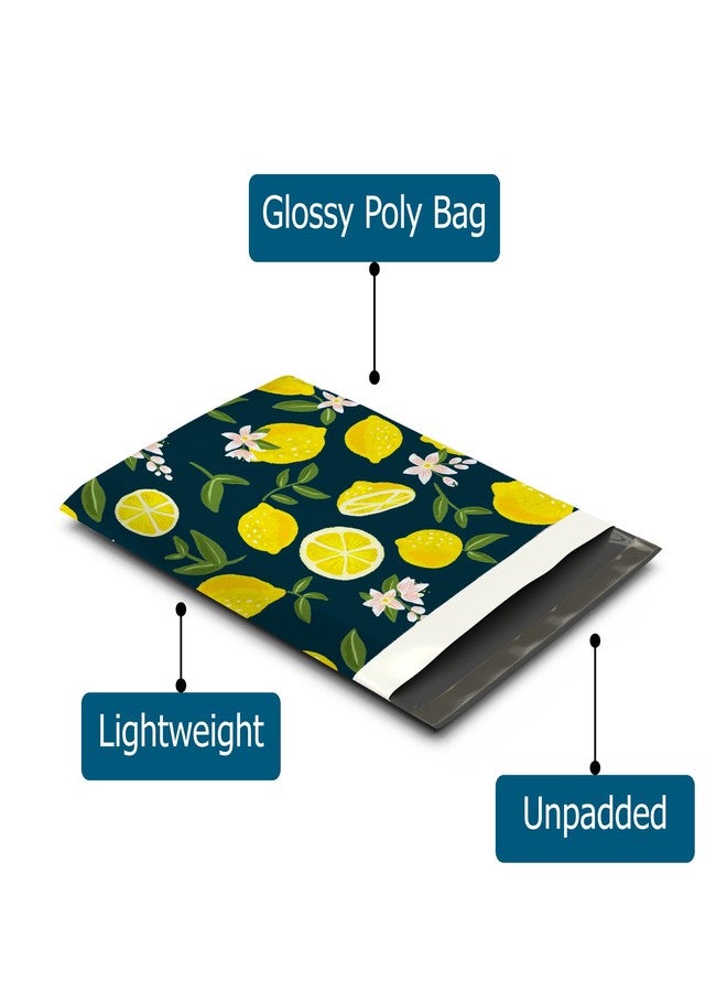 Pro Supply Global 10x13 (100) Lemons Designer Poly Mailers Waterproof Self Sealing Tear Resistant Polymailers Shipping Envelopes Premium Printed Bags For Small Businesses - Image 3
